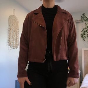 Lauren Conrad Suede Utility Jacket